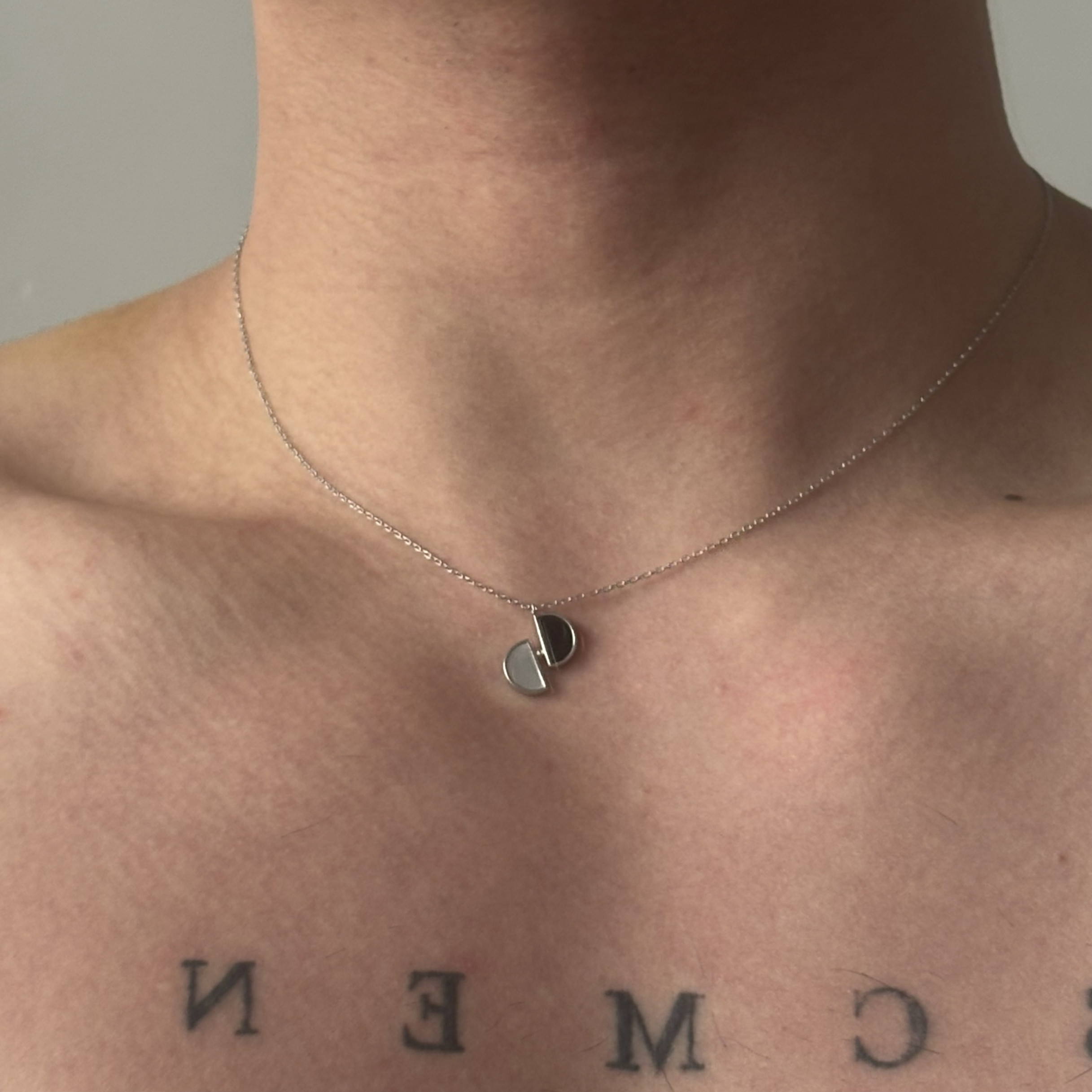 SCMEN18K包金氛围感项链