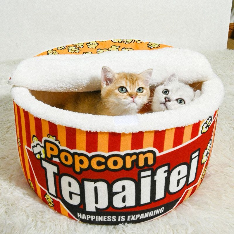 泡面猫窝冬季狗狗窝冬天保暖封闭式安全感猫咪加厚小型犬睡窝猫床