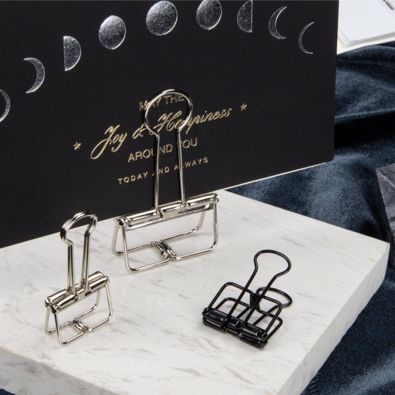 黑色镂空不锈钢复古大号长尾夹办公票据小夹子学生固定书夹试卷夹|msdalam kategori Kamus elektronik/buku kertas elektronik/alat tulis, mengikat Supplies, Purse/folder Elliot - dari Buy2taobao.com untuk memberikan perkhidmatan ejen Taobao profesional membeli