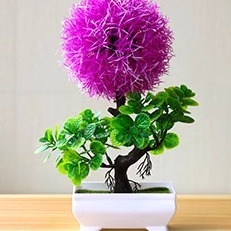樱雪球仿真植物盆栽草球盆景小树家居装饰花摆件创意迷你小圆球