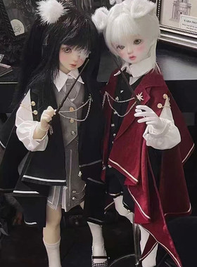 现货BJD四分体魔法长袍娃衣套装