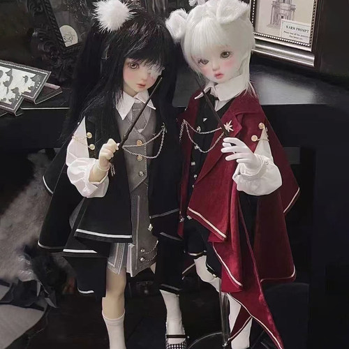 现货BJD四分体魔法长袍娃衣套装