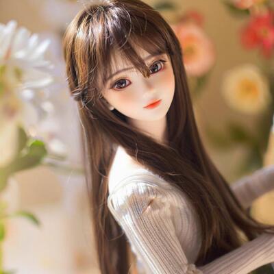 现货bjd娃娃假发齐刘海直发