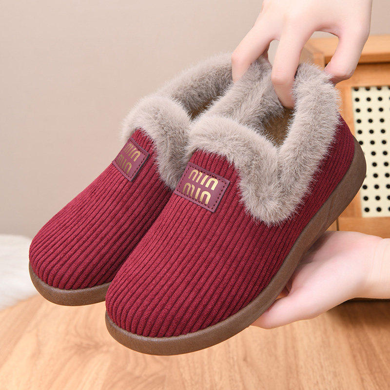 冬季加绒加厚保暖鞋老北京布鞋女鞋中老年妈妈鞋防滑老人鞋休闲鞋,女鞋,棉鞋,淘宝优惠券,粉丝福利购,淘宝优惠卷