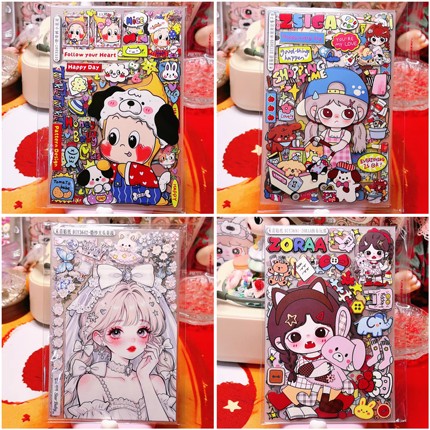 【7月8日】新款多个ip合集卡通手机壳浮雕贴纸平板防水贴画 一套