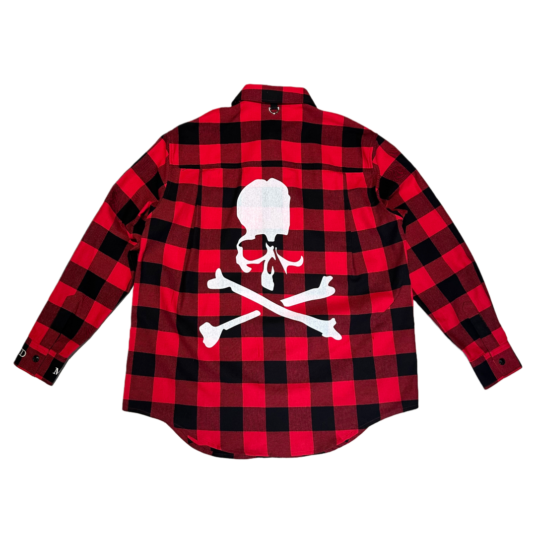 MASTERMIND骷髅印花纯棉衬衫