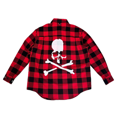 MASTERMIND骷髅印花纯棉衬衫