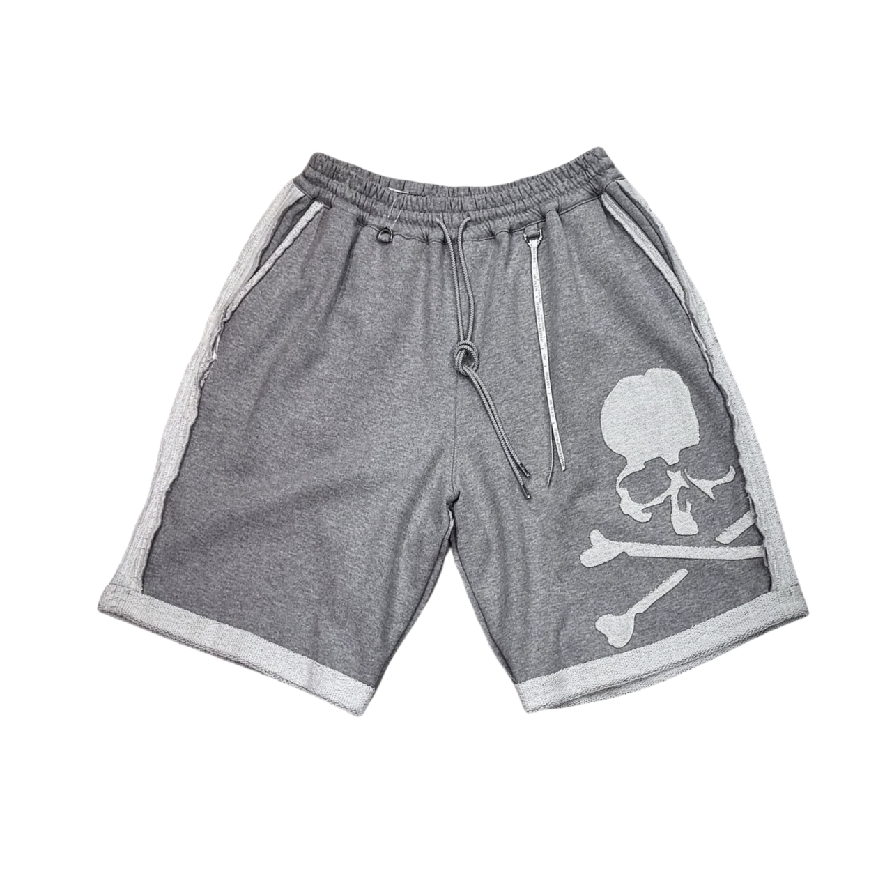 MASTERMIND骷髅刺绣重磅430克重超大廓形宽松暗黑潮流休闲短裤