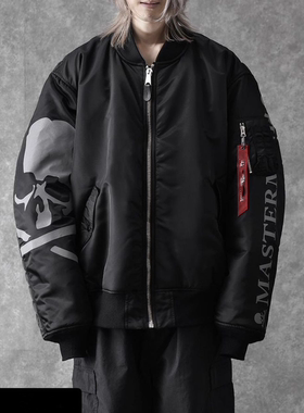 MASTERMIND 冬季新品空军飞行员夹克男女加棉加厚棒球服棉衣外套