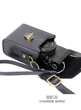 松下LX10皮套 ZS80 ZS110 ZS70 TZ90 TZ95相机包 单肩腰包