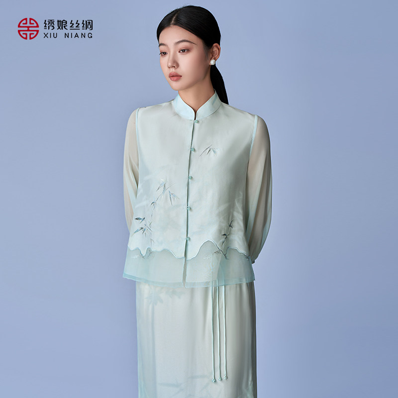 绣娘丝绸桑蚕丝2024新中式