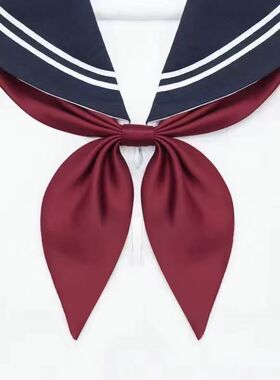 【反派不中二】jk制服领结羽根三角巾长柄日系斜角学生水手服小物