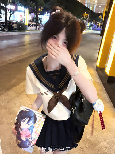 【反派不中二】正版日系JK制服水手服原创基础款中间服绀色三本