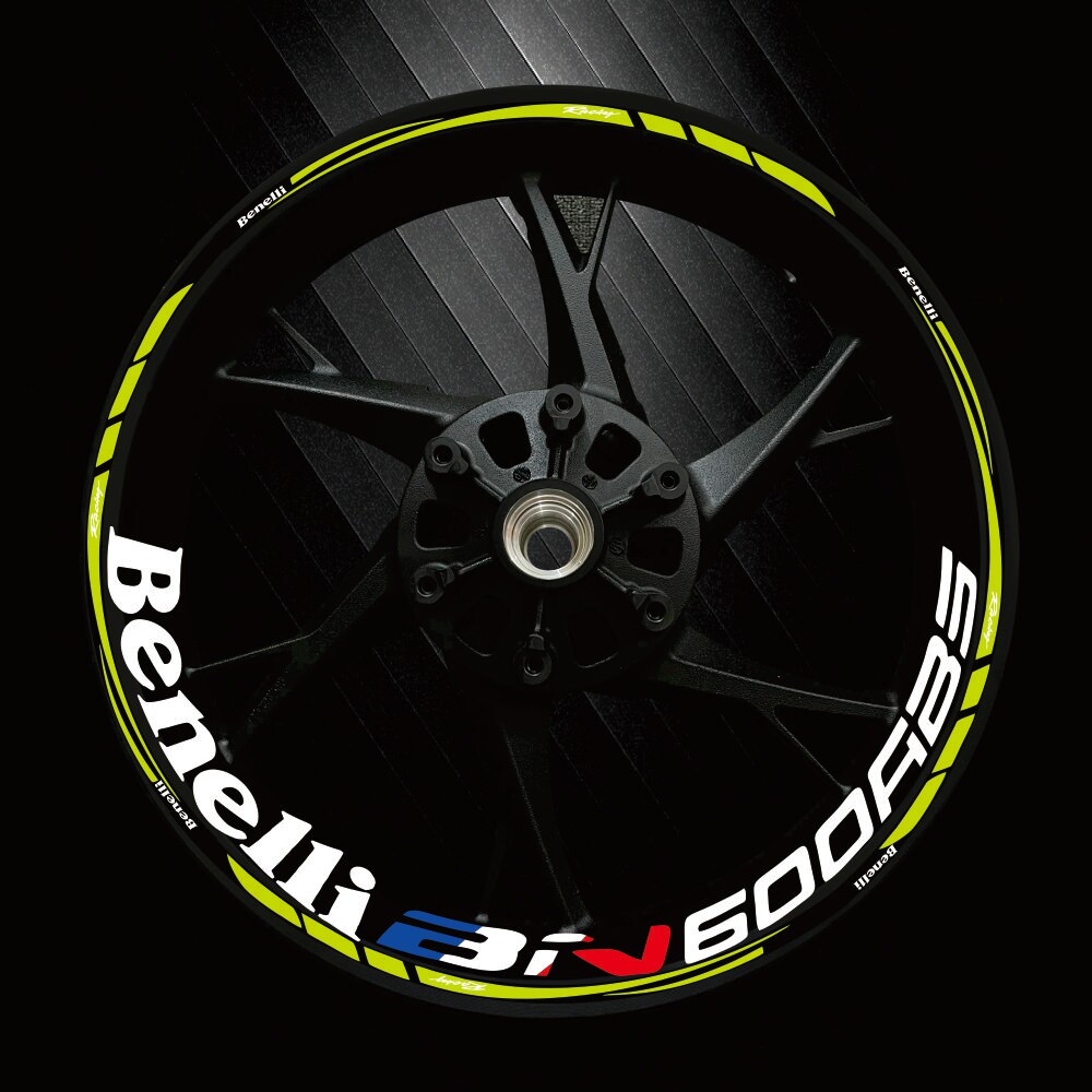 适用新老贝纳利黄龙TNTSN600改装轮毂轮圈反光贴纸贴花防水新品