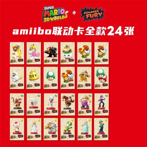 超级马里奥3d世界amiibo猫咪
