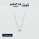 璀璨系列银色泡泡项链法式 AGATHA 瑷嘉莎经典 轻奢高级感新年礼物