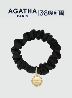 AGATHA/瑷嘉莎经典发饰系列优雅法式轻奢头绳发绳38礼物女生