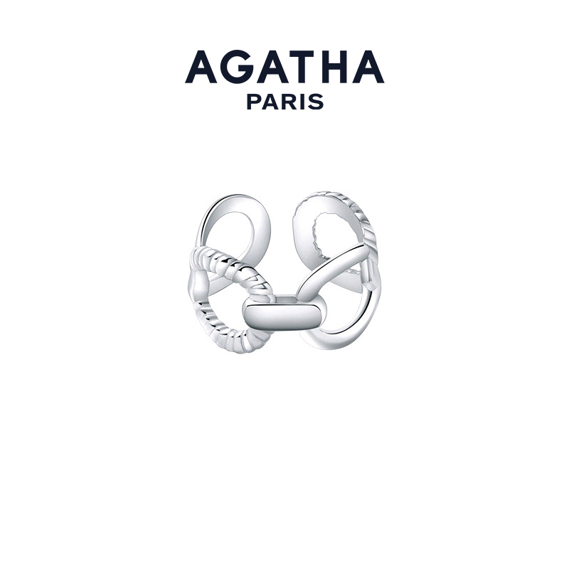 AGATHA/瑷嘉莎航海系列戒指饰品时尚高级手饰轻奢法式圣诞礼物