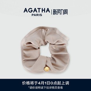 轻奢 发饰系列优雅大发圈大肠发圈头绳巴黎时尚 AGATHA 瑷嘉莎经典