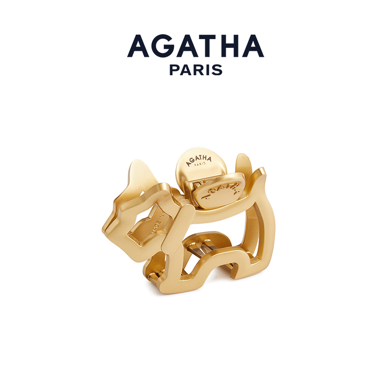 经典小狗造型发夹AGATHA