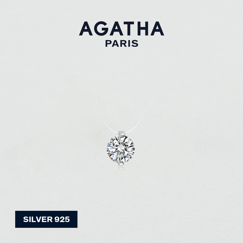 【官方正品】AGATHA/瑷嘉莎经典人鱼之泪项链锁骨链情人节礼物