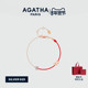 AGATHA 瑷嘉莎幸运红绳手链本命年饰品手绳新年礼物