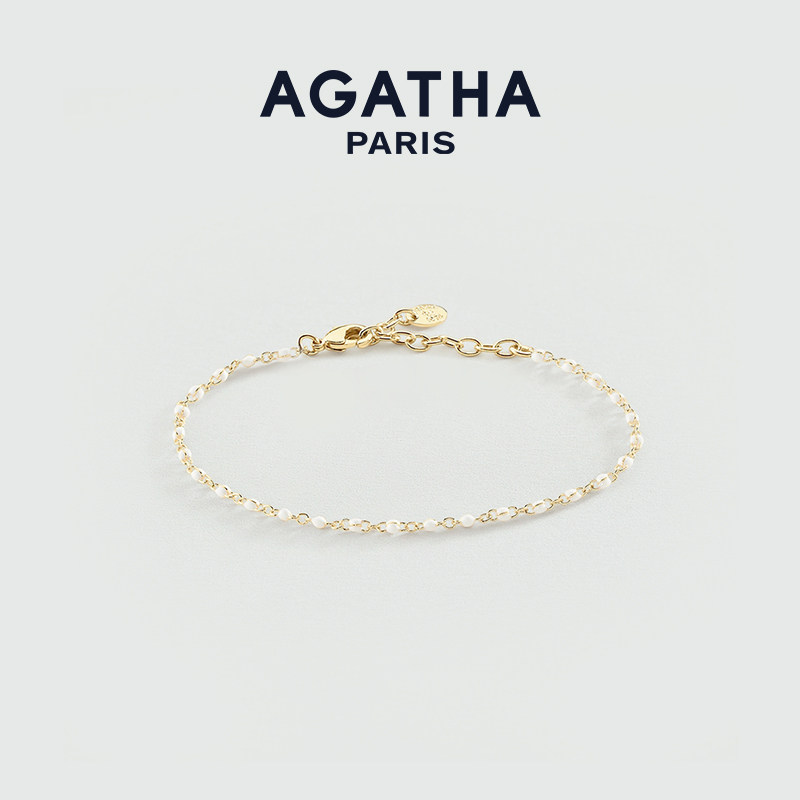 AGATHA/瑷嘉莎个性化定制系列小珠珠复古手链巴黎时尚设计感法