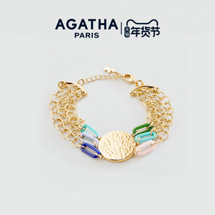 AGATHA/瑷嘉莎Yé-Yé派对小狗系列手链复古潮流法式情人节礼物