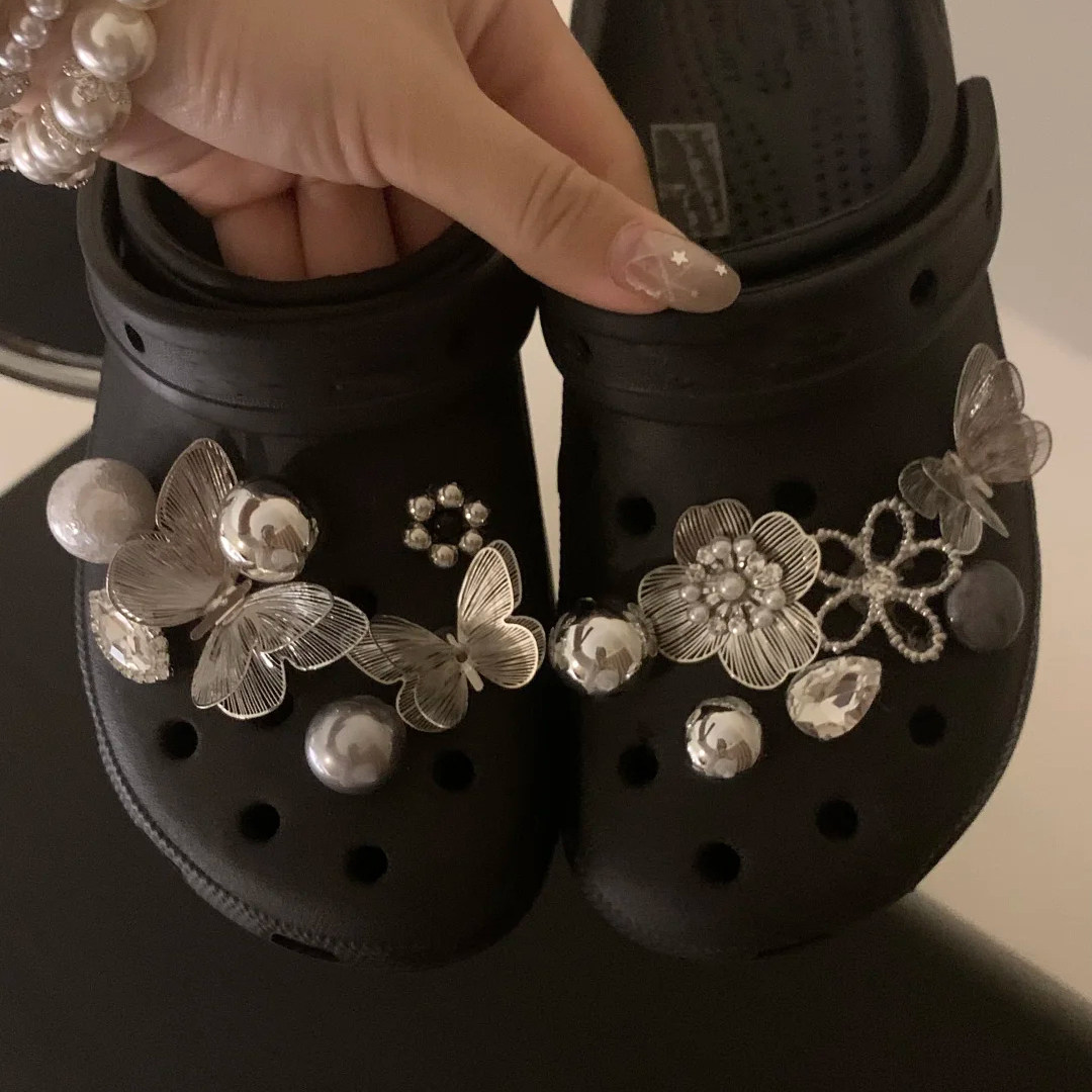 洞洞鞋配饰适配crocs鞋花饰品高级感鞋扣卡扣鞋面装饰配件鞋装饰