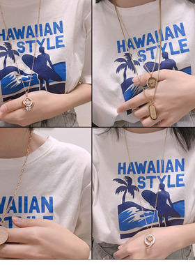 饰品项链吊坠百搭玫瑰金