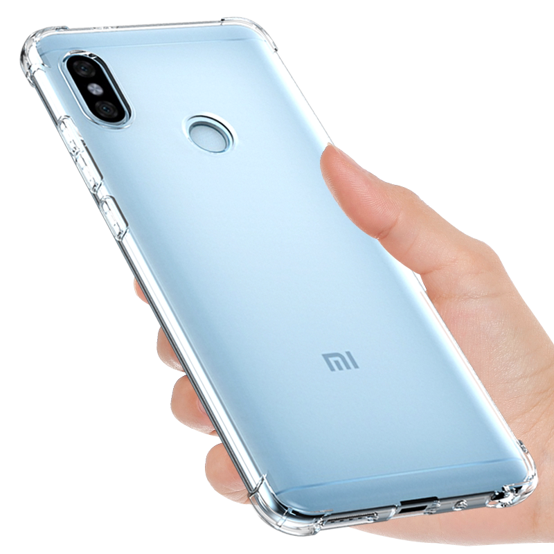 适用于红米note5手机壳透明防摔