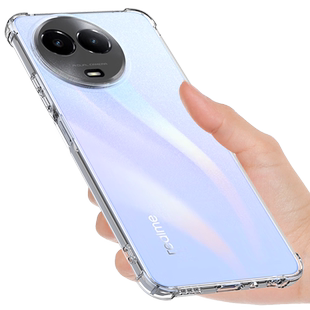 希凯适用realme真我V50手机壳透明V50S新款v60保护套v60s硅胶软壳气囊防摔全包边手机套男女简约外壳个性创意