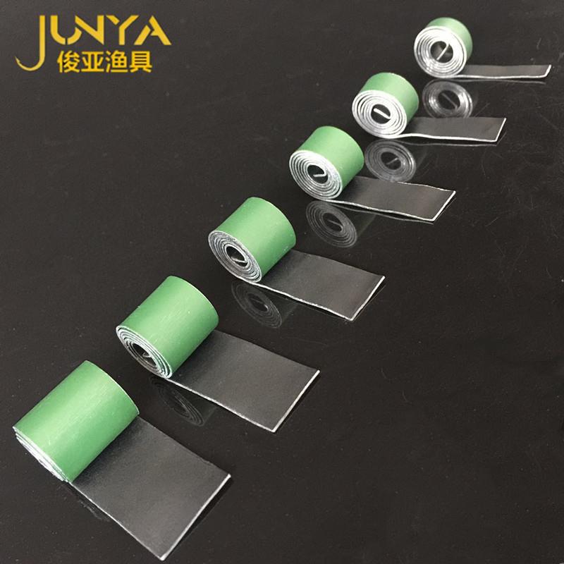 尾货处理图层铅皮卷绿色黑色带刻度铅皮卷多种宽度厚度小卷铅皮