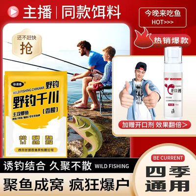 谷道香野钓千川鱼饵料打窝料黑坑野钓鲤鲫鱼底窝料野钓黑坑钓60g