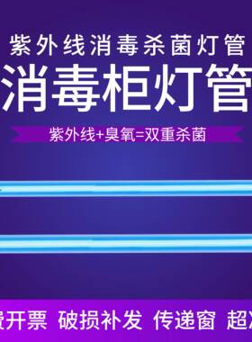 紫外线消毒灯灯管消毒柜紫外线灯传递窗超净工作台用臭氧杀菌灯管