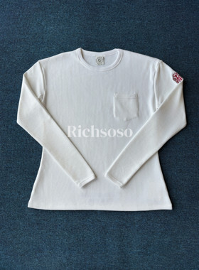 【稀有狠货】vintage90s fxxk you脏话标语刺绣华夫格长袖上衣T恤