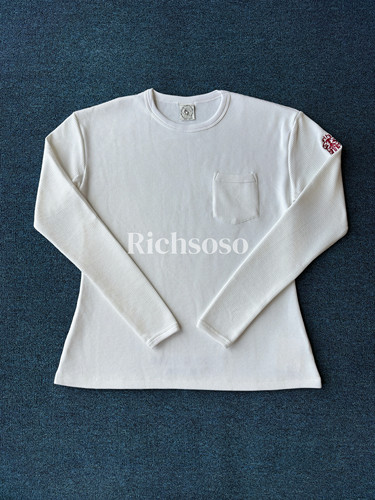【稀有狠货】vintage90s fxxk you脏话标语刺绣华夫格长袖上衣T恤