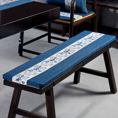 中式红木长凳坐垫软包垫子