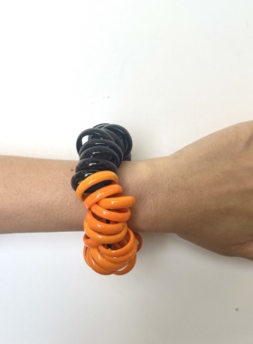 TENPALACE设计师集合店 法国当代艺术首饰SAMUEL CORAUX 拼色手环