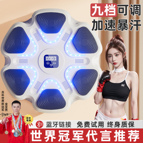 音乐拳击机墙靶家用智能打拳击