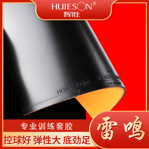 正品辉胜雷乒乓球胶皮双面