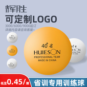 辉胜省训级乒乓球三星兵乓球专业训练发球机专用球工厂直销可批发