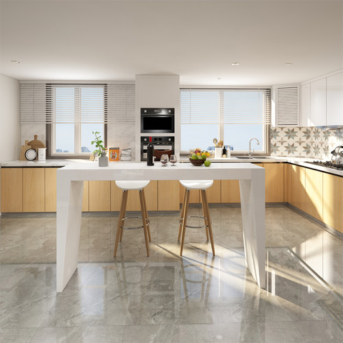 家用隔断烤漆岩板吧台桌