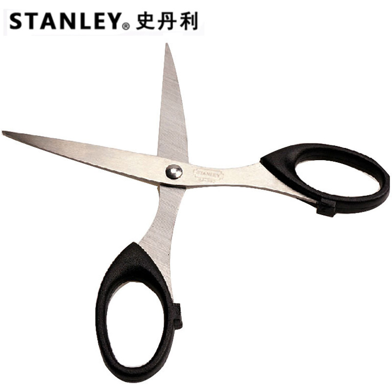 STANLEY 하드웨어 도구 스테인레스 스틸 가위 종이 칼 산업용 소형 가위 94-382-23