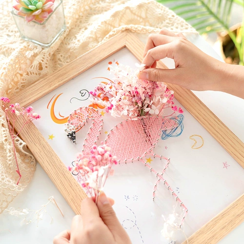 Ведущий классический рисунок для ногтей розовый огненные птицы ручной работы ручной работы ручной