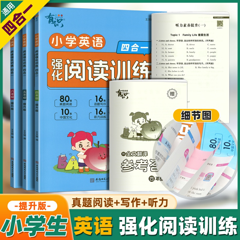 小学英语强化阅读训练2024提升版