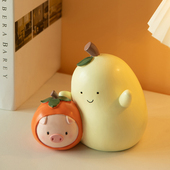 新年诸事顺利抱抱梨摆件治愈系办公室好物桌面可爱送女生节日礼物