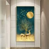 2022 Nordic Wind Deer Diamond Painting Trip Vorch Вертикальная версия Diamond Cross Stitch Новая гостиная сама вышивая мода 2023