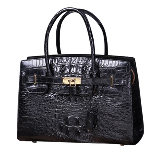 黑曼巴泰国正品真鳄鱼皮女包真皮高档斜挎包手提包铂金包单肩包女