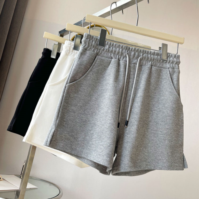 运动短裤女宽松夏2025新款阔腿百搭薄款外穿高腰休闲百搭居家热裤